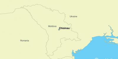 Karta över chisinau i Moldavien